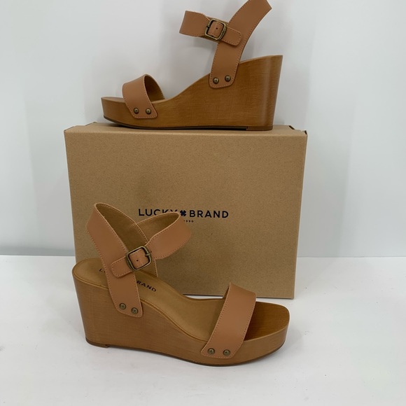 Lucky Brand Shoes - Lucky Brand Zaidy Macaroon wedge boho sandal new
